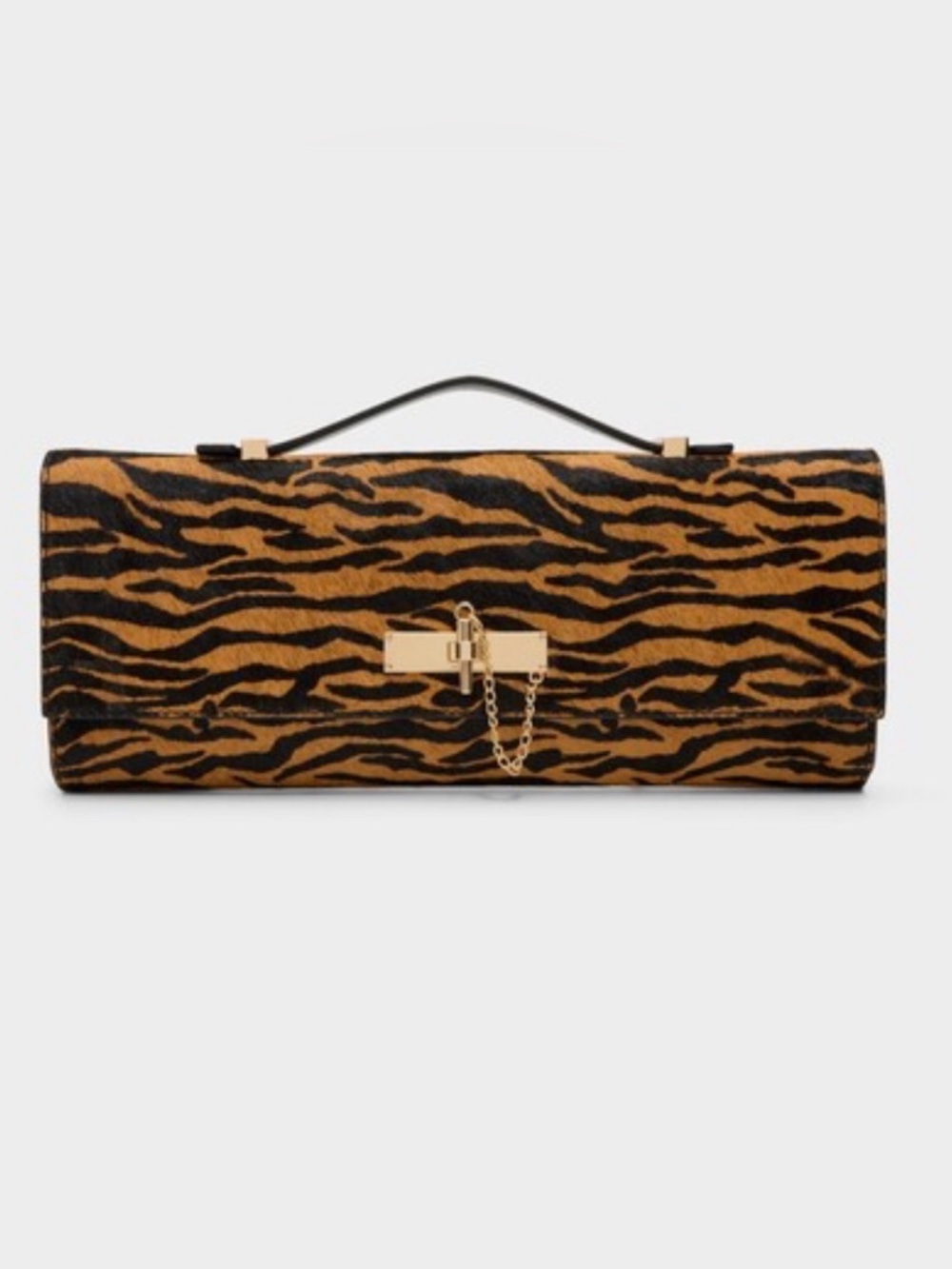 Aldo Tiger Print Brown & Black Top Handle/Crossbody Bag.NWOT